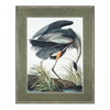 Vintage Blue Heron Framed Art 810x34x1010mm