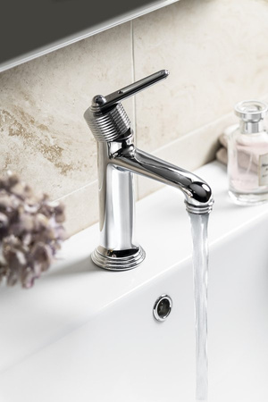 BEBÉ bateria umywalkowa, chrom