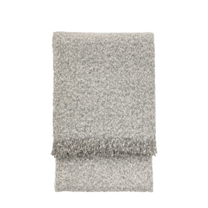 Melange Acrylic Throw Light Grey1300x1500mm