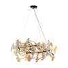 Lampa wisząca BOTANIKA 80 cm -czarna, G9, regulowana, designerska
