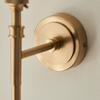 Chester 1 Wall Light Fitting Aged Brass