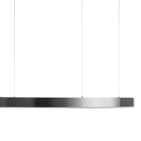 Lampa wisząca CIRCLE 120 cm - LED, ring tytan szczotkowany