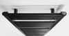 DIRECT grzejnik z bocznym przyłączem 450x1680mm, czarny mat