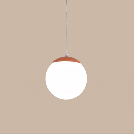 Lampa wisząca UGO 20 ochra czerwona
