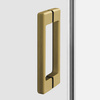 NZ4 Kabina prysznicowa PRIME GOLD BRUSHED 1D prostokątna P 160x70x200 szkło czyste 6mm Active Shield 2.0
