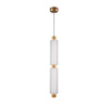 Lampa wisząca OSMO-2 LED złota 73 cm