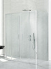 KABINA NEW CORRINA PROSTOKĄTNA PRZYŚCIENNA U 160x90x195 CZYSTE 6mm ACTIVE SHIELD