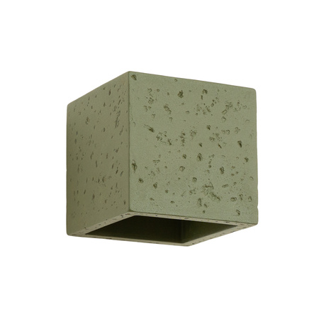 Kinkiet QUAD beton zielona oliwka