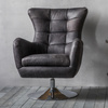 Krzesło obrotowe Bristol w kolorze antycznego hebanu 700 x 810 x 950 mm