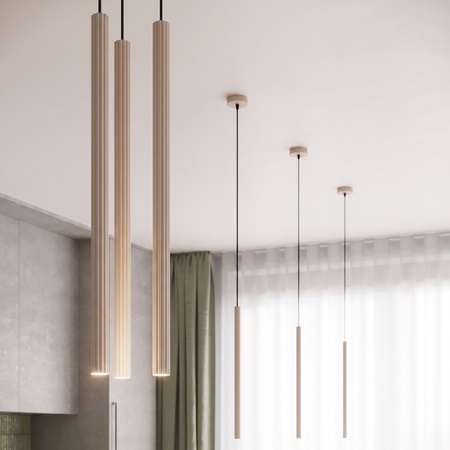 Lampa wisząca ARCHE 2P taupe