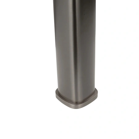 Bateria umywalkowa stojąca wysoka - nablatowa, gun metal