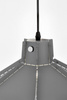 LAMPA SUFITOWA WISZĄCA LOFT SZARA DONA W1