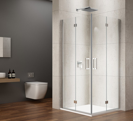 LORO kabina prysznicowa 800x700mm, wejście z rogu