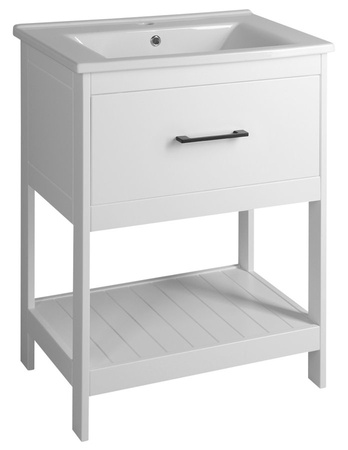 ETIDE szafka umywalkowa 61,5x85x44 cm, biały mat