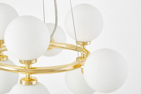 NOWOCZESNA LAMPA WISZĄCA KLASYCZNE ZŁOTO MARSIADA W9