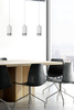 FUMIKO 3 WH/CHROME