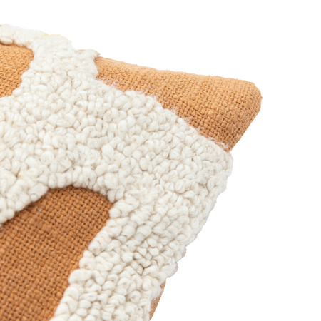 Kalho Embroidered Cushion Apricot 300x500mm