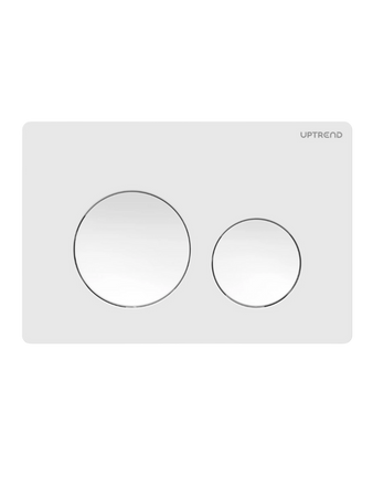 Przycisk toaletowy prostokątny biały mat YOSEMITE MATTE WHITE UP003-MW18