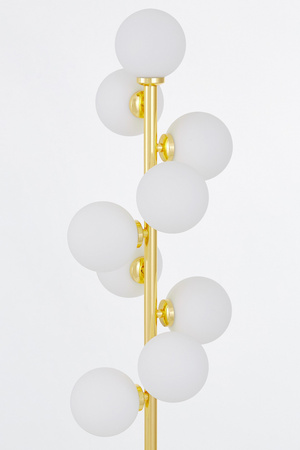 LAMPA STOJĄCA PODŁOGOWA KLASYCZNE ZŁOTO PETRICA W9