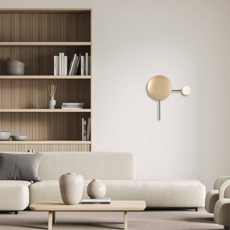 WALL LIGHT 1XG9LED SANDY OLIVE GREEN