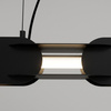 Lampa wisząca CHAIN 91 czarna LED 4000K