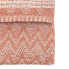 Nalu Knitted Herringbone Throw Apricot 1300x1700mm