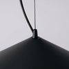 Lampa wisząca FINT czarna LED 3000K