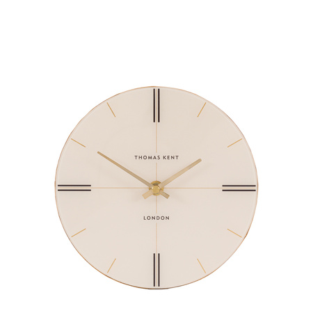 Greenwich Mantel Clock Oak Stripe 190x190x55mm