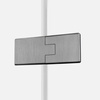 NZ2 Kabina prysznicowa OXIA GUNMETAL BRUSHED 1D L 80x70x200 szkło czyste 8mm Active Shield 2.0