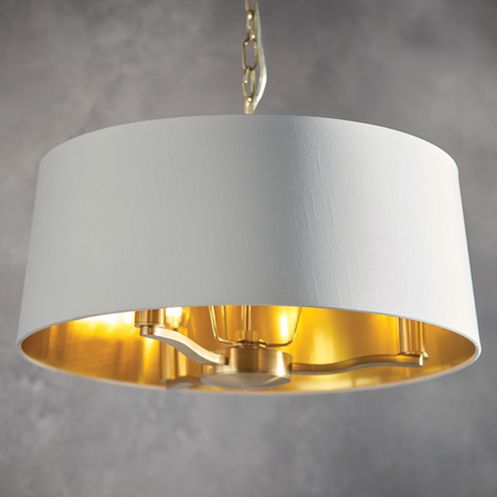 Harvey 1 Pendant Light Brushed Gold