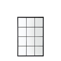 Lustro ogrodowe Darland, czarne, 1200 x 800 mm