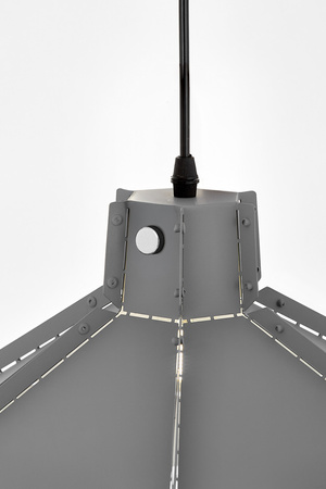 LAMPA SUFITOWA WISZĄCA LOFT SZARA DONA W1