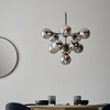 Oscar 11 Pendant Light Black Chrome