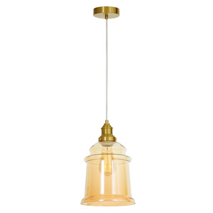 LAMPA WISZĄCA BURSZTYNOWA NOWOCZESNA MOLETTI D20