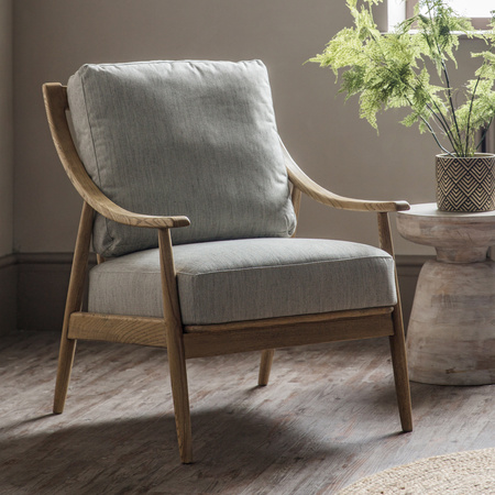 Fotel Reliant Naturalny len 630 x 815 x 900 mm