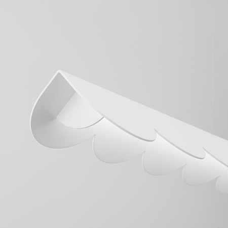 Lampa wisząca BISCUIT biała LED 4000K