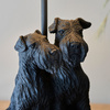 Schnauzer 1 Table Lamp Black