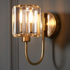 Berenice 1 Wall Light Antique Brass