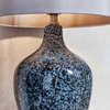 Lampa stołowa Ilsa – czarna / szara, 21,5 × 21,5 × 59 cm
