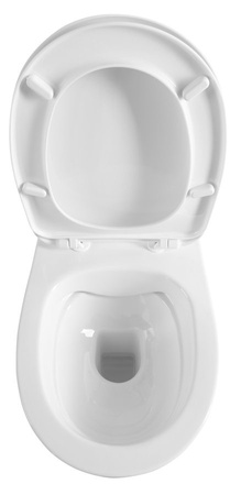 ABSOLUTE WC miska zawieszana, Rimless, 35x50cm, biała