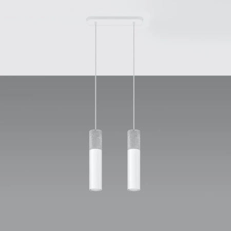 Lampa wisząca BORGIO 2 biały