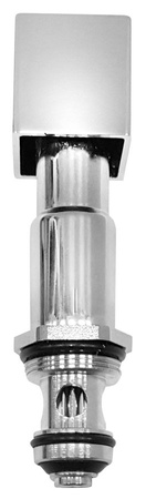 Przełącznik z pilotem do baterii podtynkowej, chrom