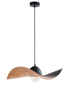 KAPELLO M czarny/miedź ? 55cm lampa wisząca
