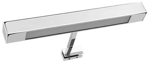 VERONICA oświetlenie ścienne LED, 6 W, 300x30x115 mm, IP44, chrom