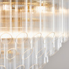 Toulouse 12 Pendant Light Clear Ribbed Glass