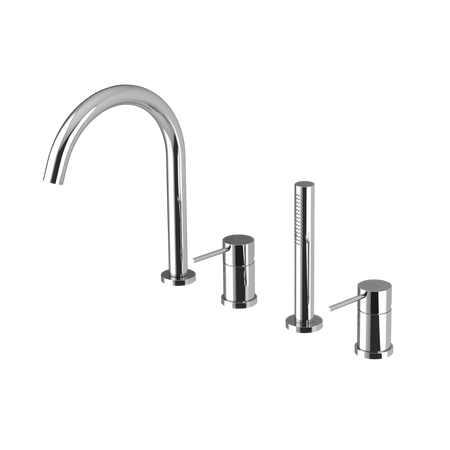 ULTRAMIX 4-otworowa bateria wannowa na brzeg wanny, chrom