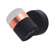 Lampa ścienna POCCO LED czarna 14 cm