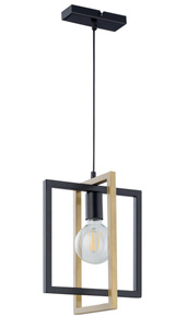 EDEN 1 lampa wisząca czarny/złoty
