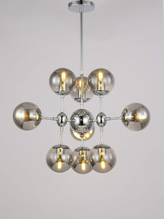 NOWOCZESNA LAMPA WISZĄCA GALA CHROM W10