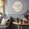 Oyster Wall Clock Stone 26in